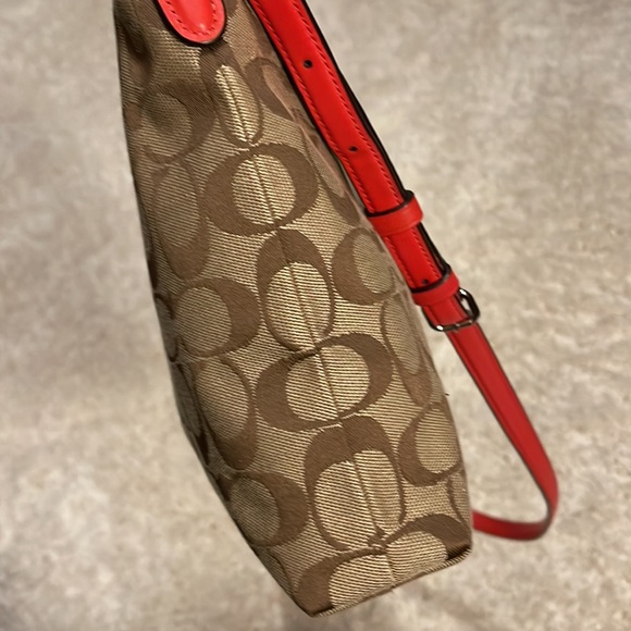 Coach Signature Cloth Crossbody - Picture 6 of 13